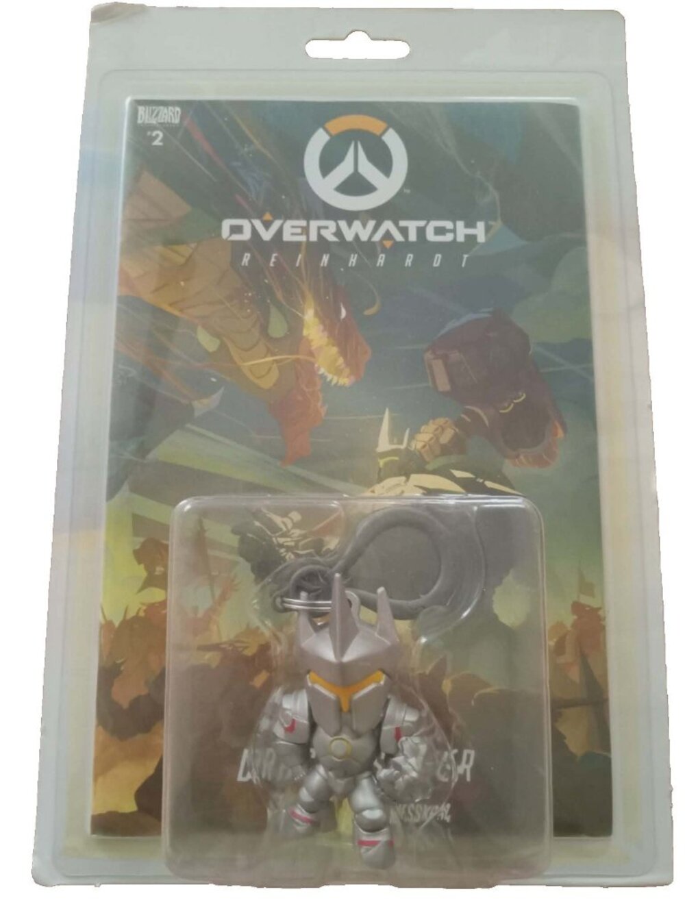 Overwatch Action Figure- Dragon Slayer With Comic, Brand New, Sealed